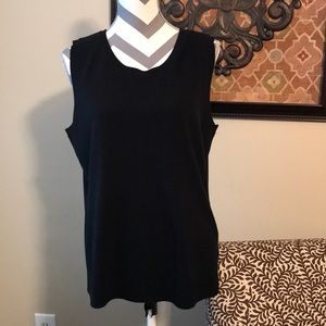 NWT Designers Originals Black Sweater Shell